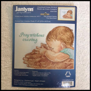 New in Package Janlynn Pray Without Ceasing Counted Cross Stitch Kit